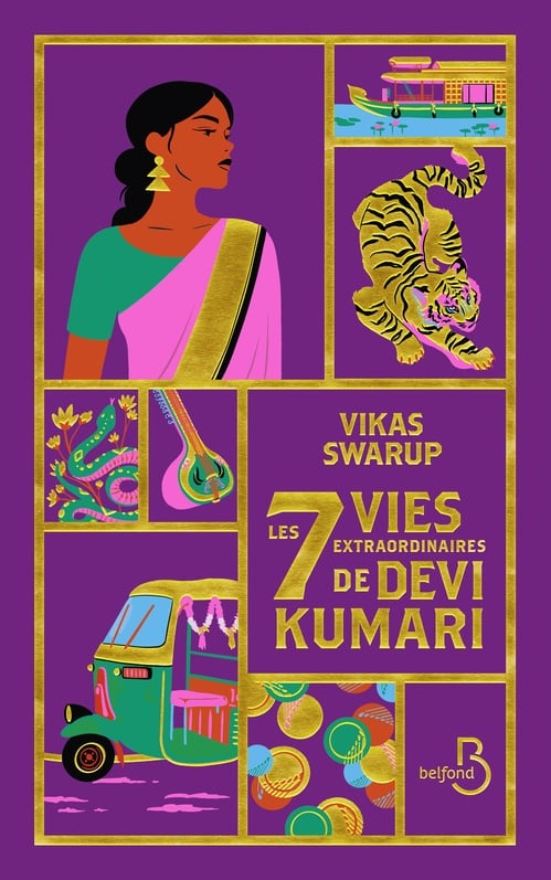 Les Sept Vies extraordinaires de Devi Kumari - Cover