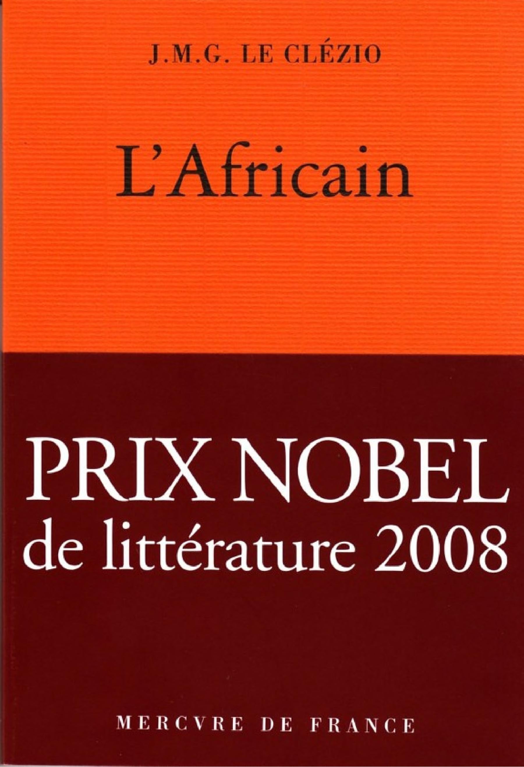 L'Africain - Cover