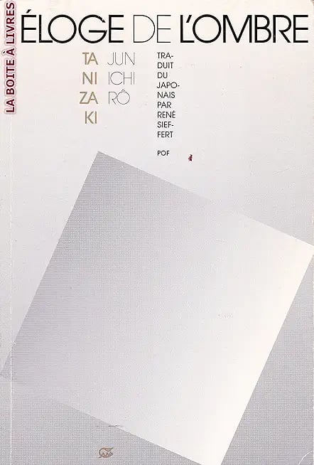 Éloge de l'ombre - Cover