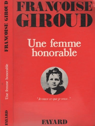 Une femme honorable - Cover