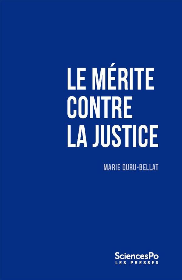 Le mérite contre la justice - Cover