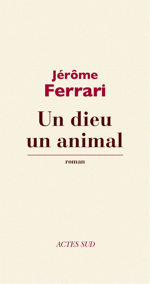 Un dieu un animal - Cover