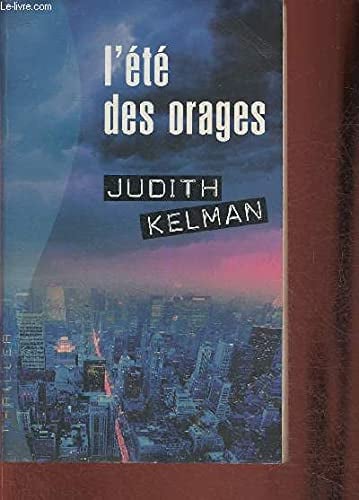 L'été des orages - Cover