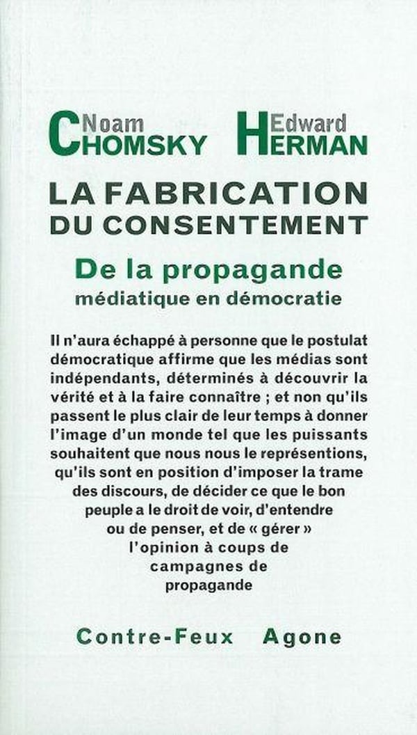 La fabrication du consentement - Cover