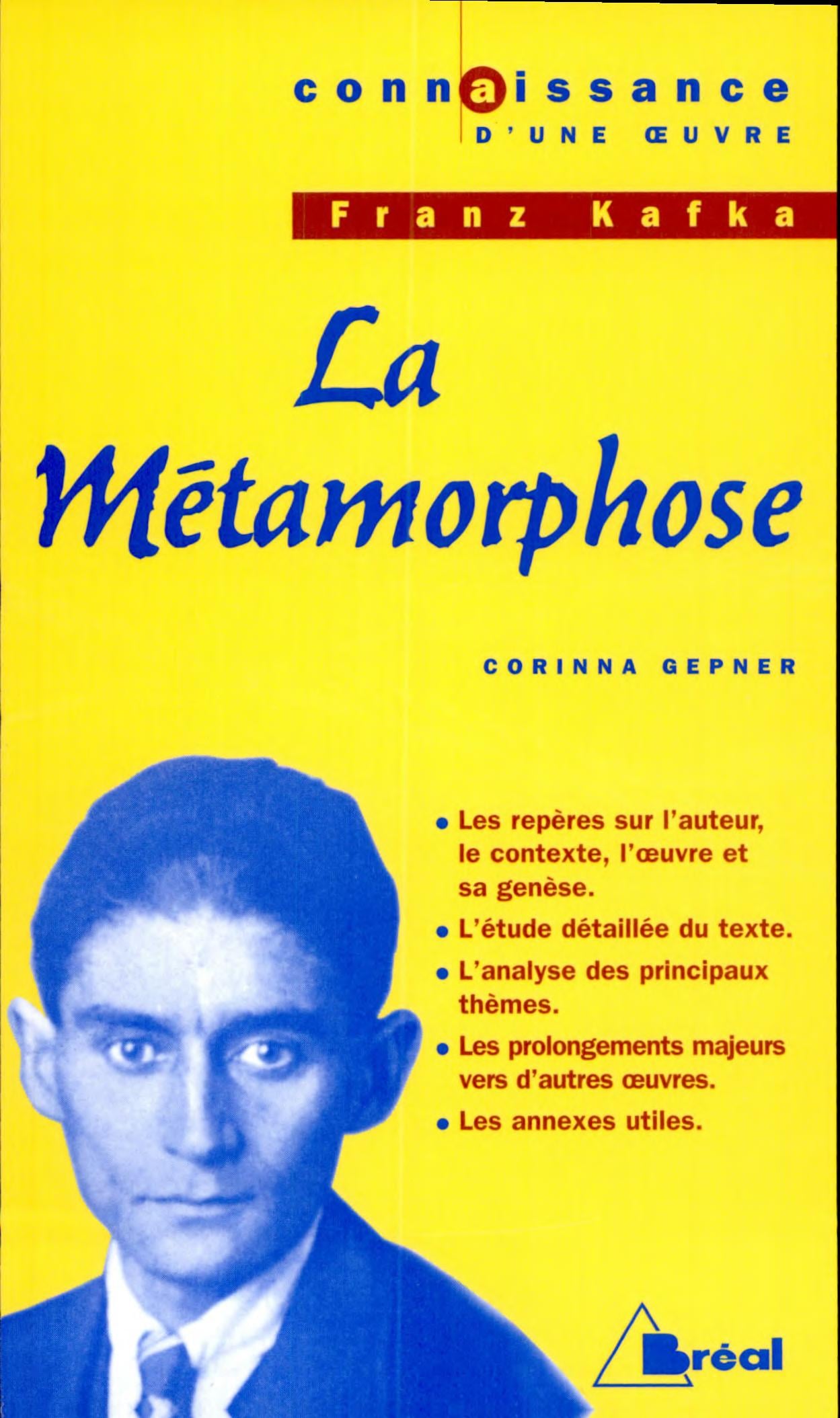 La métamorphose, Franz Kafka - Cover