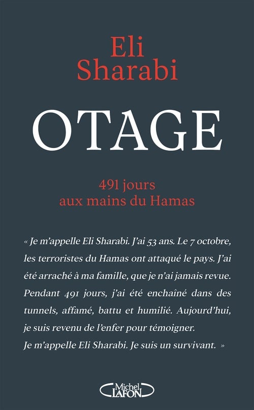 Otage - 491 jours aux mains du Hamas - Cover