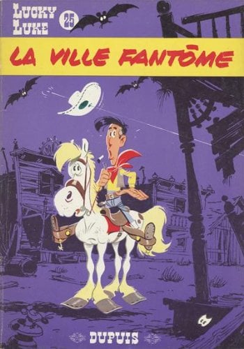 LUCKY LUKE N° 25 : LA VILLE FANTOME - Cover