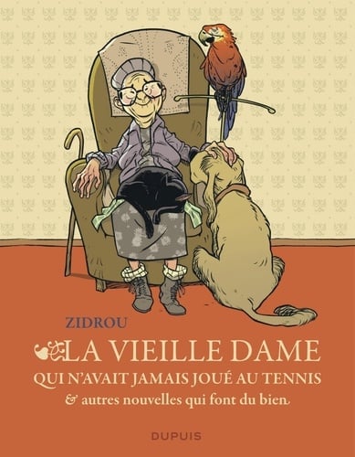 La vieille dame qui n'avait jamais joué au tennis - Cover