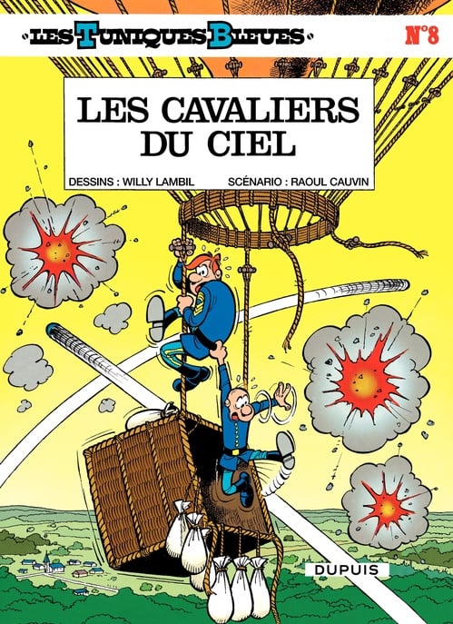 Les Tuniques Bleues - Tome 8 - Les cavaliers du ciel - Cover
