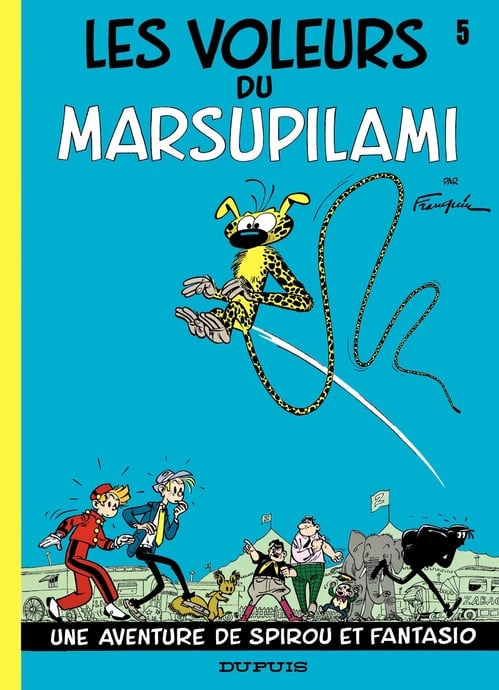 Spirou et Fantasio - Tome 5 - Les voleurs du Marsupilami - Cover