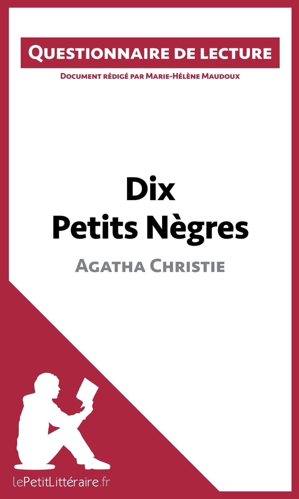Dix Petits Nègres d'Agatha Christie - Cover