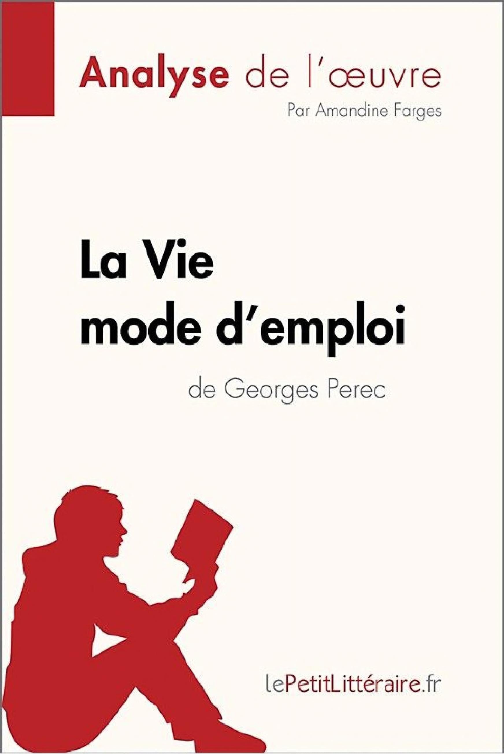 La Vie mode d'emploi de Georges Perec (Analyse de l'oeuvre) - Cover