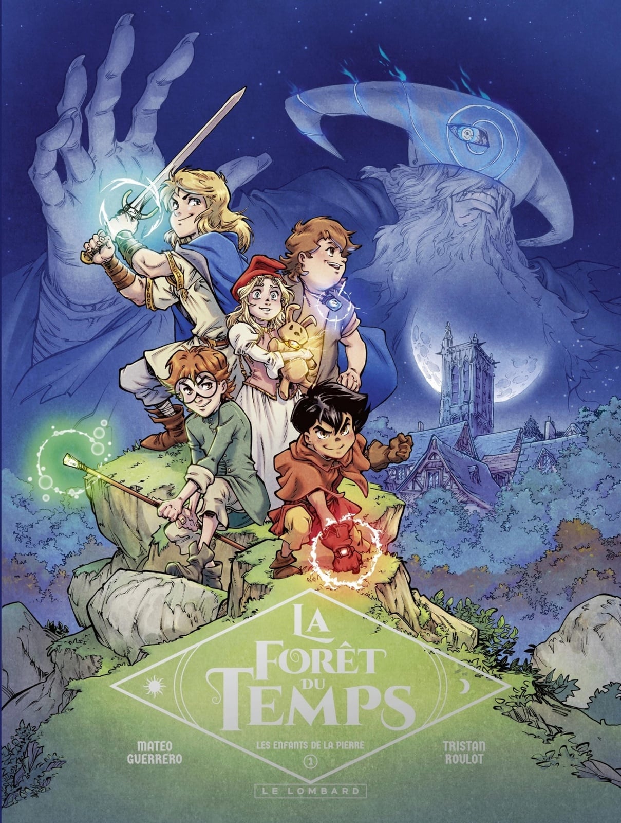La Forêt du temps - Tome 1 - Les enfants de la pierre - Cover
