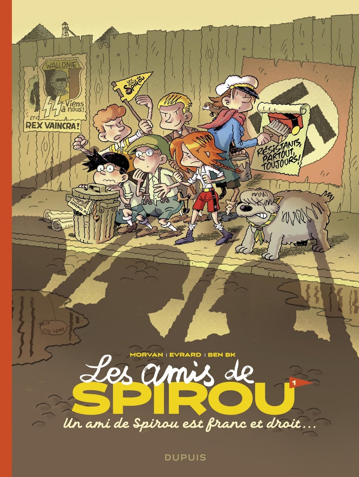 Les amis de Spirou - Tome 1 - Un ami de Spirou est franc et droit... - Cover