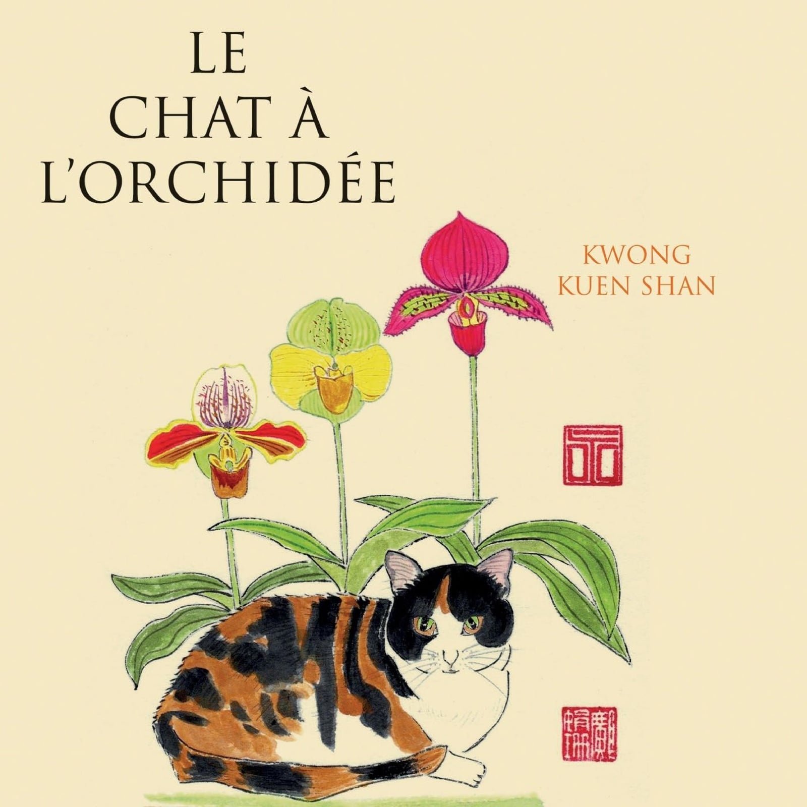 Le Chat à l'orchidée - Cover