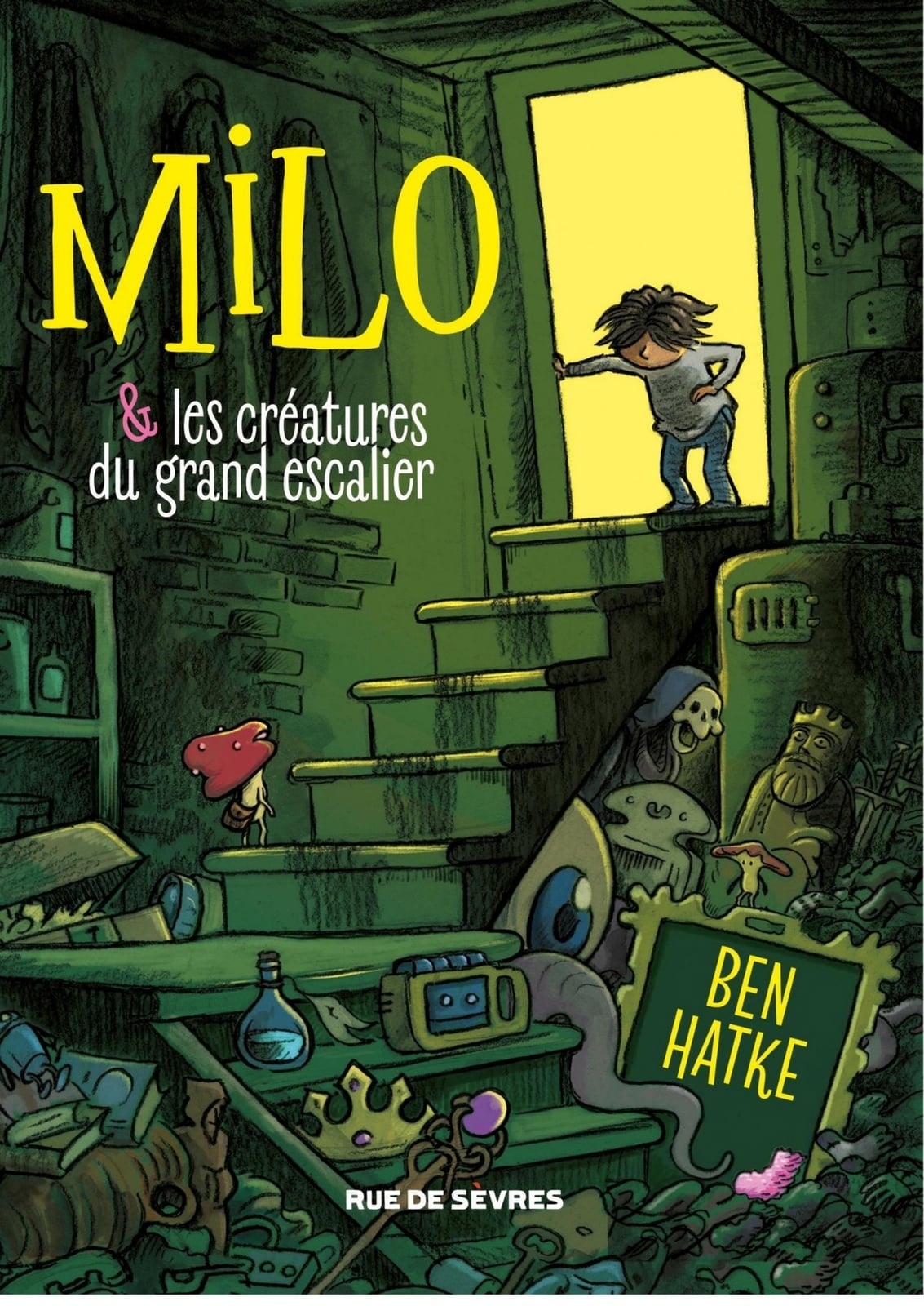 Milo et les créatures du grand escalier - Cover