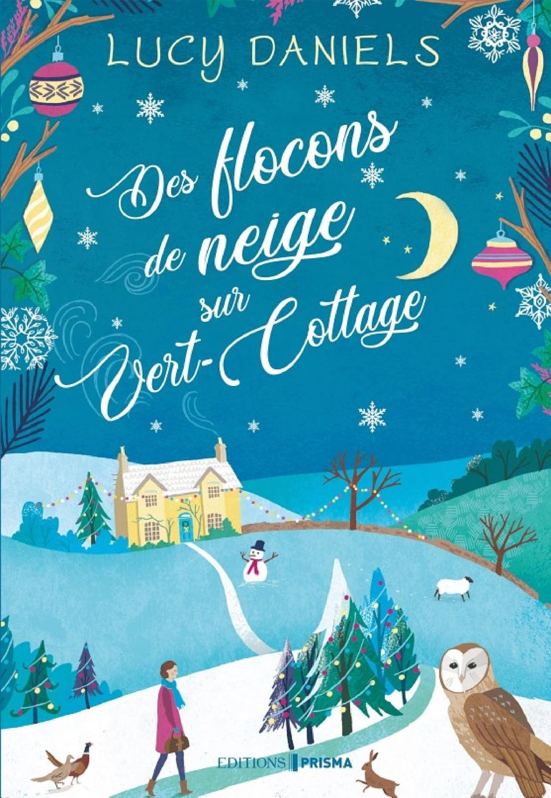 Des flocons de neige sur Vert-Cottage - Cover