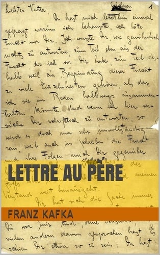 Lettre au père - Cover