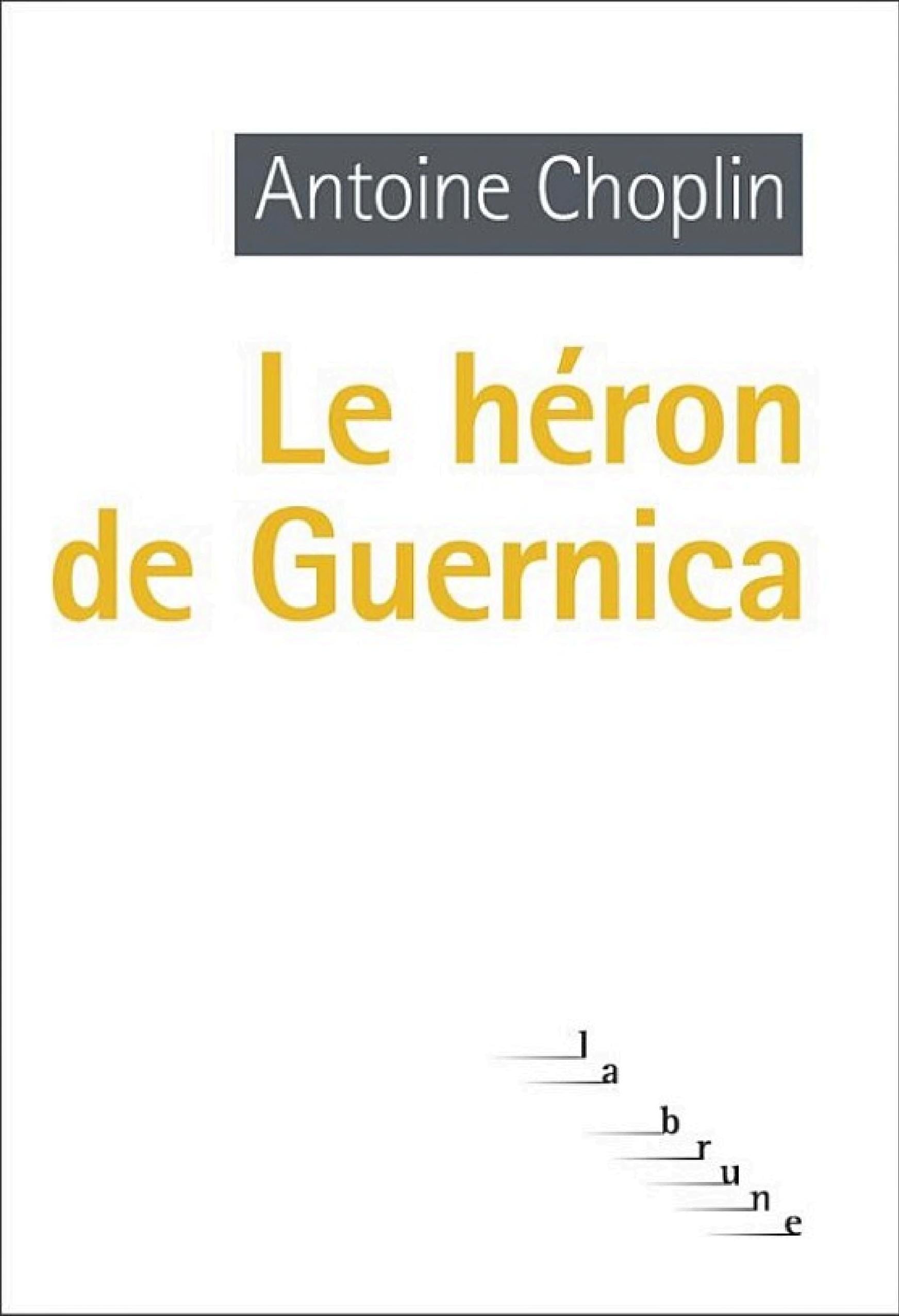 Le héron de Guernica - Cover