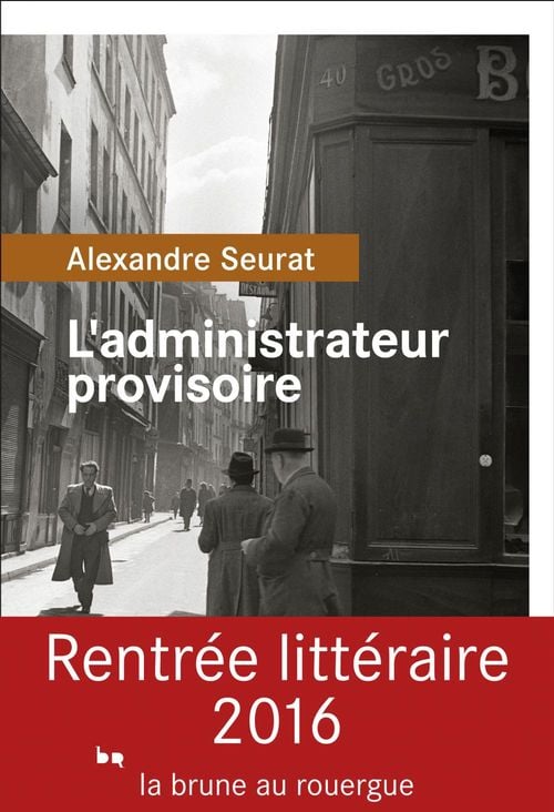 L'administrateur provisoire - Cover