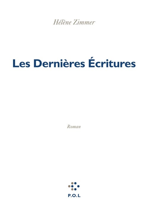 Les dernières Écritures - Cover