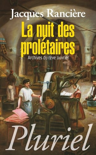 La nuit des prolétaires - Cover