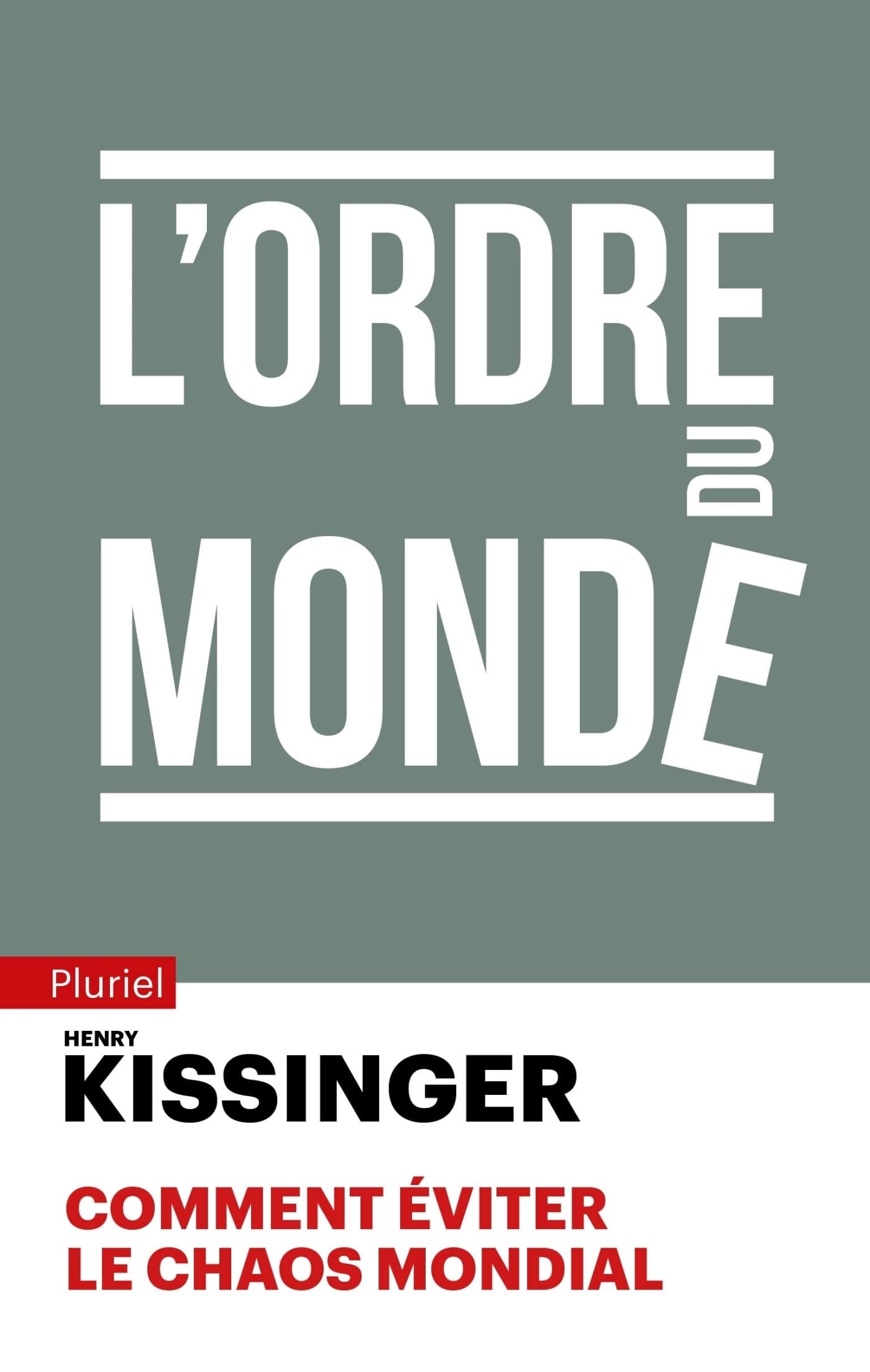 L'ordre du monde - Cover
