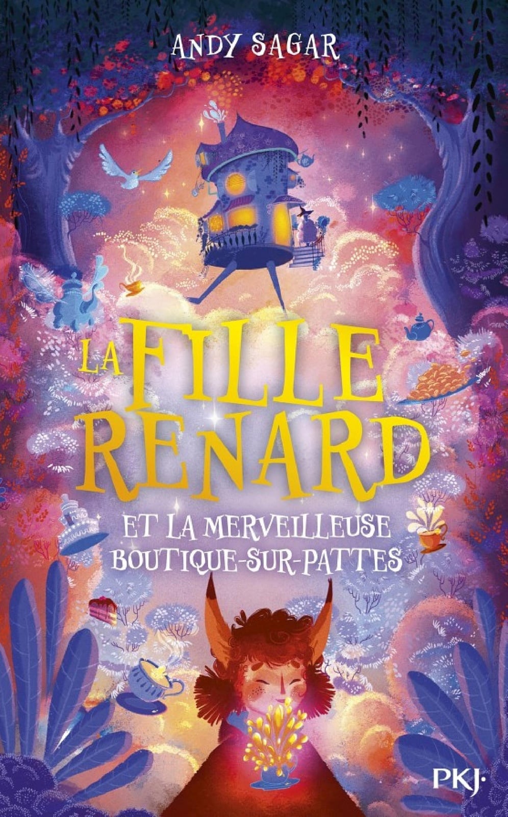 La fille renard et la merveilleuse boutique-sur-pattes - Cover