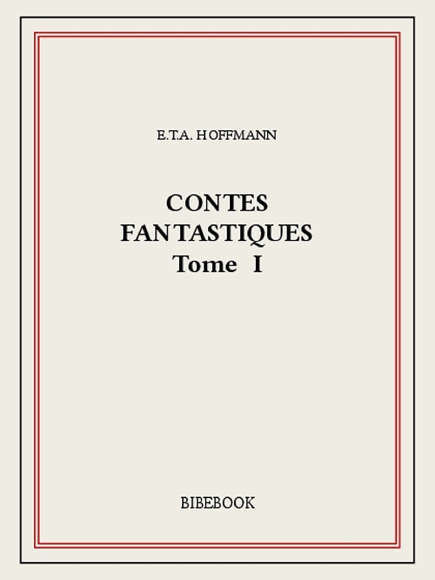 Contes fantastiques I - Cover