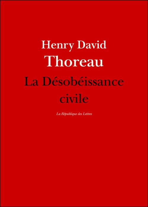 La Désobéissance civile - Cover