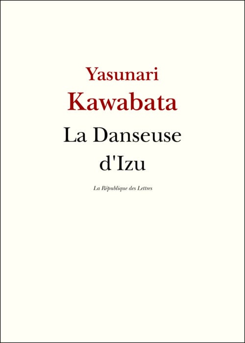 La Danseuse d'Izu - Cover