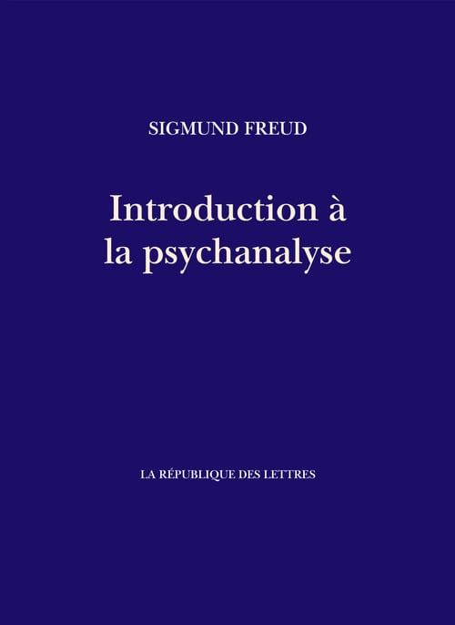 Introduction à la psychanalyse - Cover