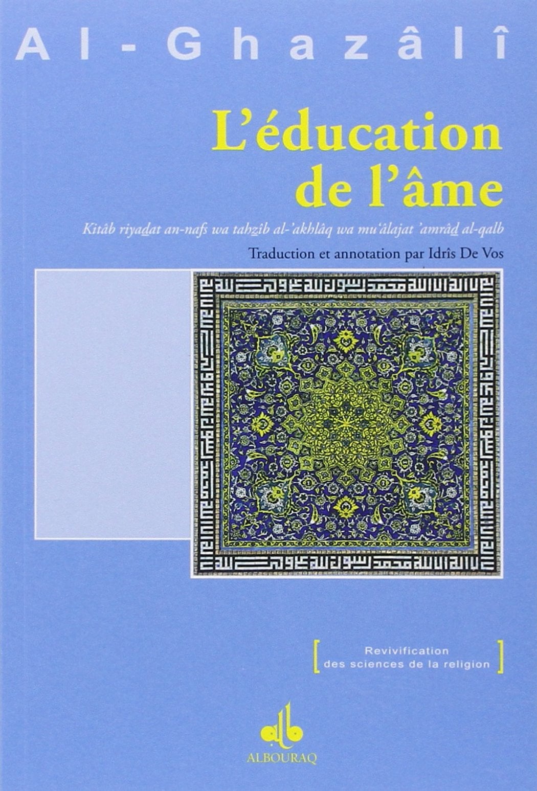 L'éducation de l'âme - Cover