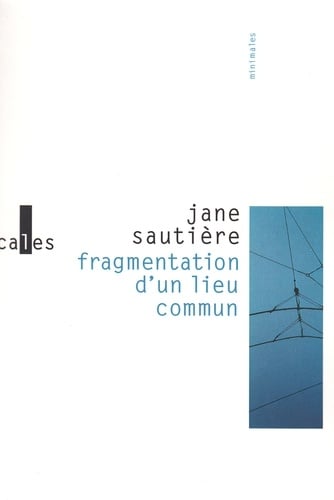 Fragmentation d'un lieu commun - Cover