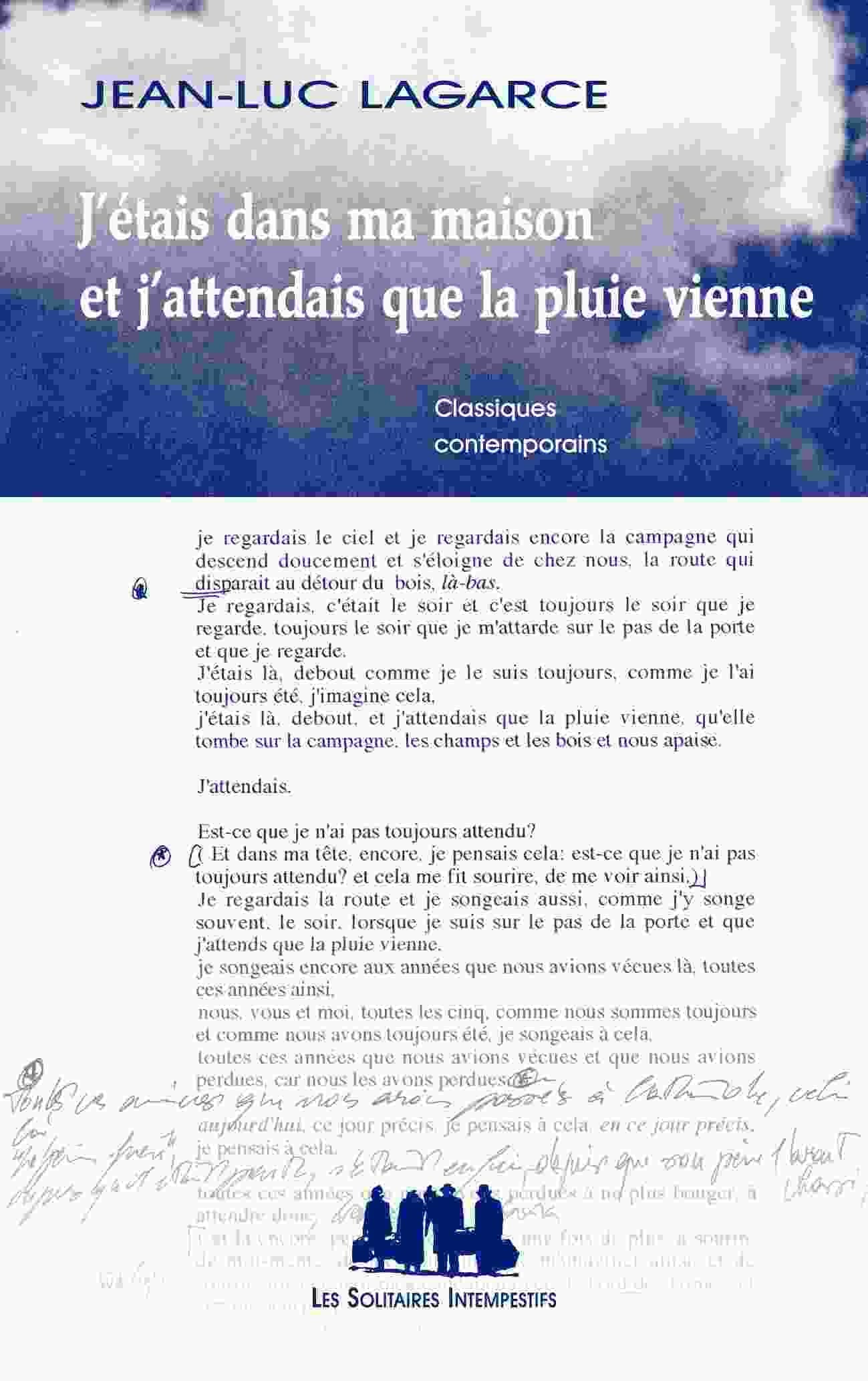 J'étais dans ma maison et j'attendais que la pluie vienne - Cover