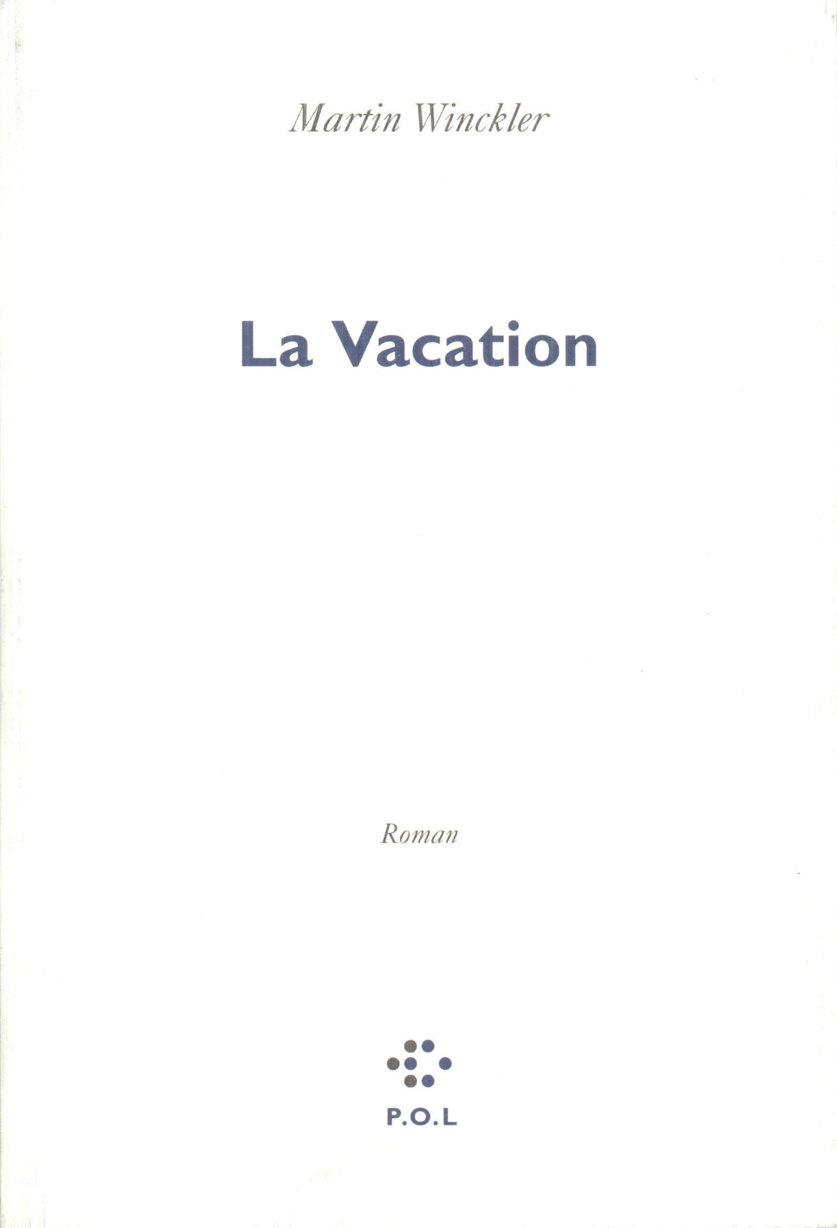 La Vacation - Cover