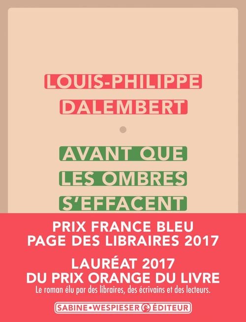 Avant que les ombres s'effacent - Cover