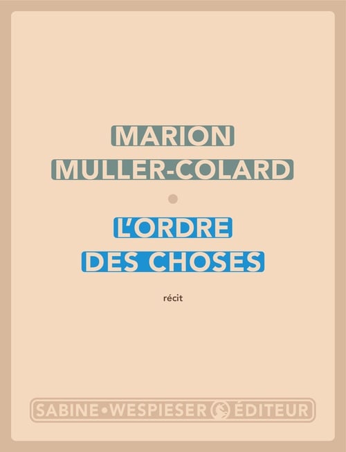 L'ordre des choses - Cover