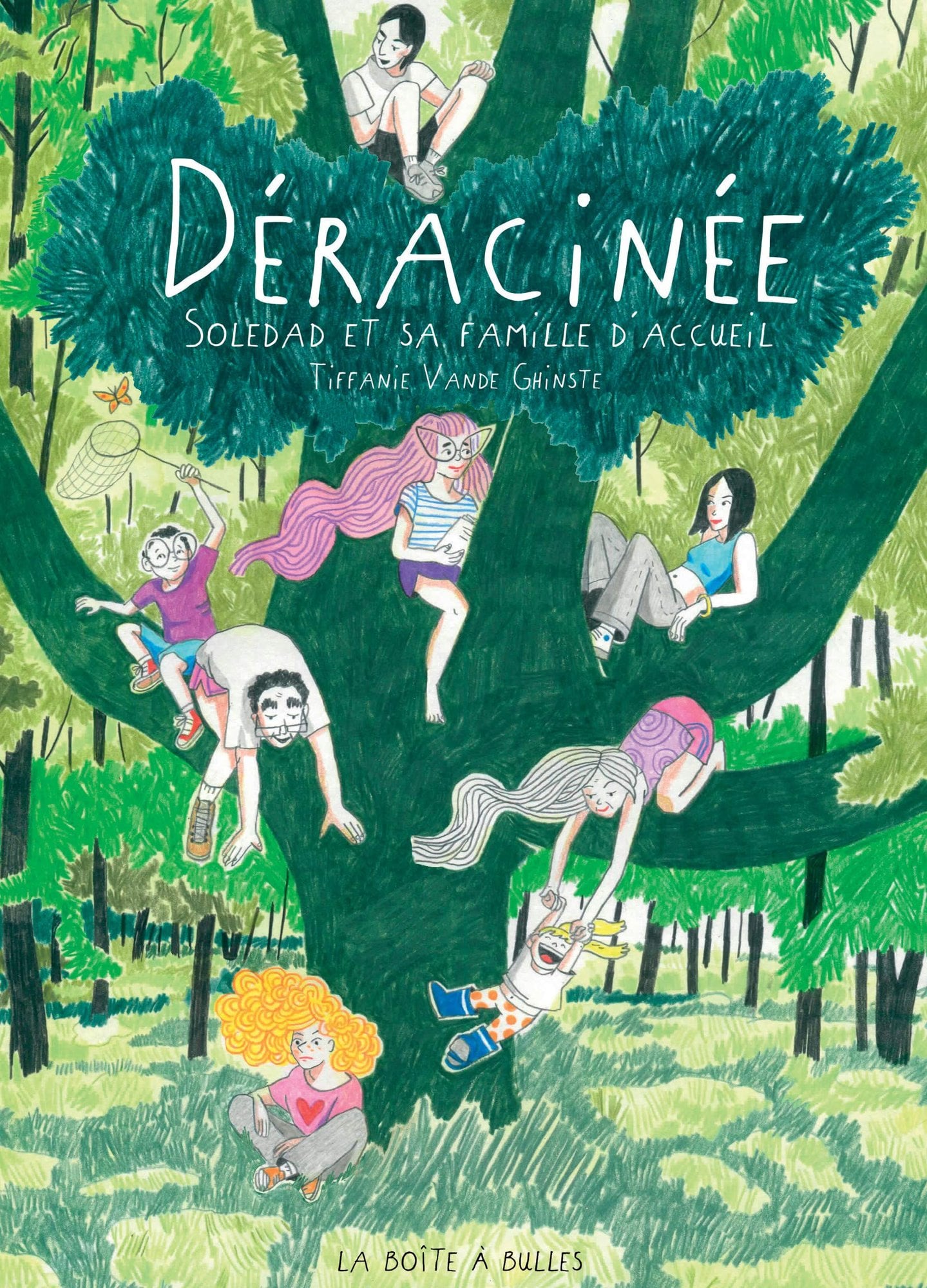 Déracinée - Soledad et sa famille d'accueil - Cover