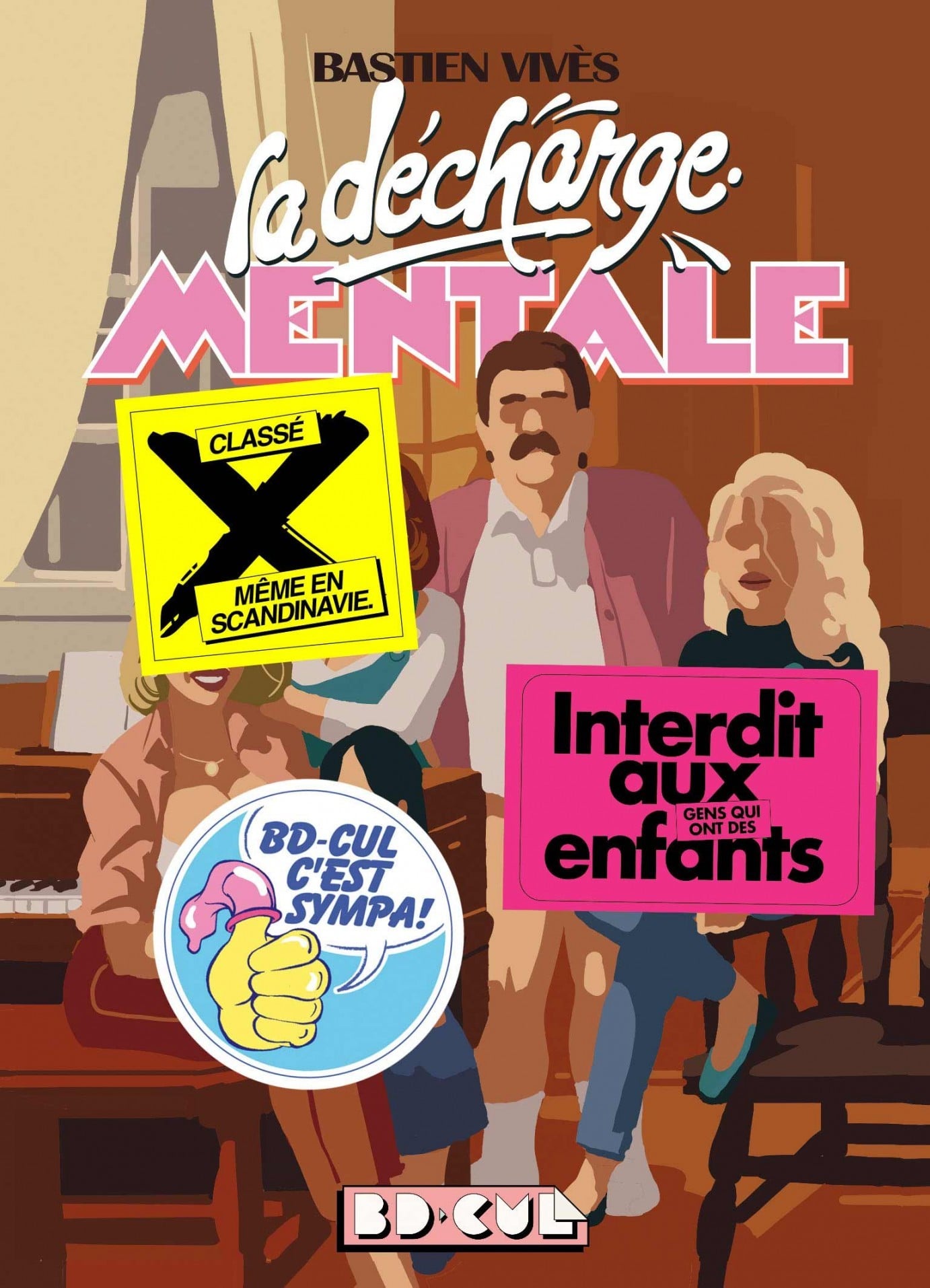 La décharge mentale - Cover