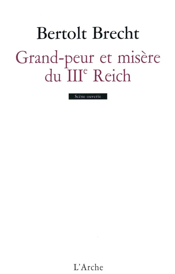 Grande peur et misère du IIIe Reich - Cover