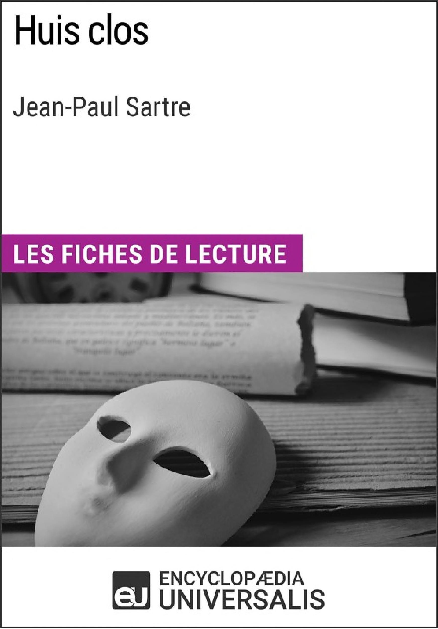 Huis clos de Jean-Paul Sartre - Cover