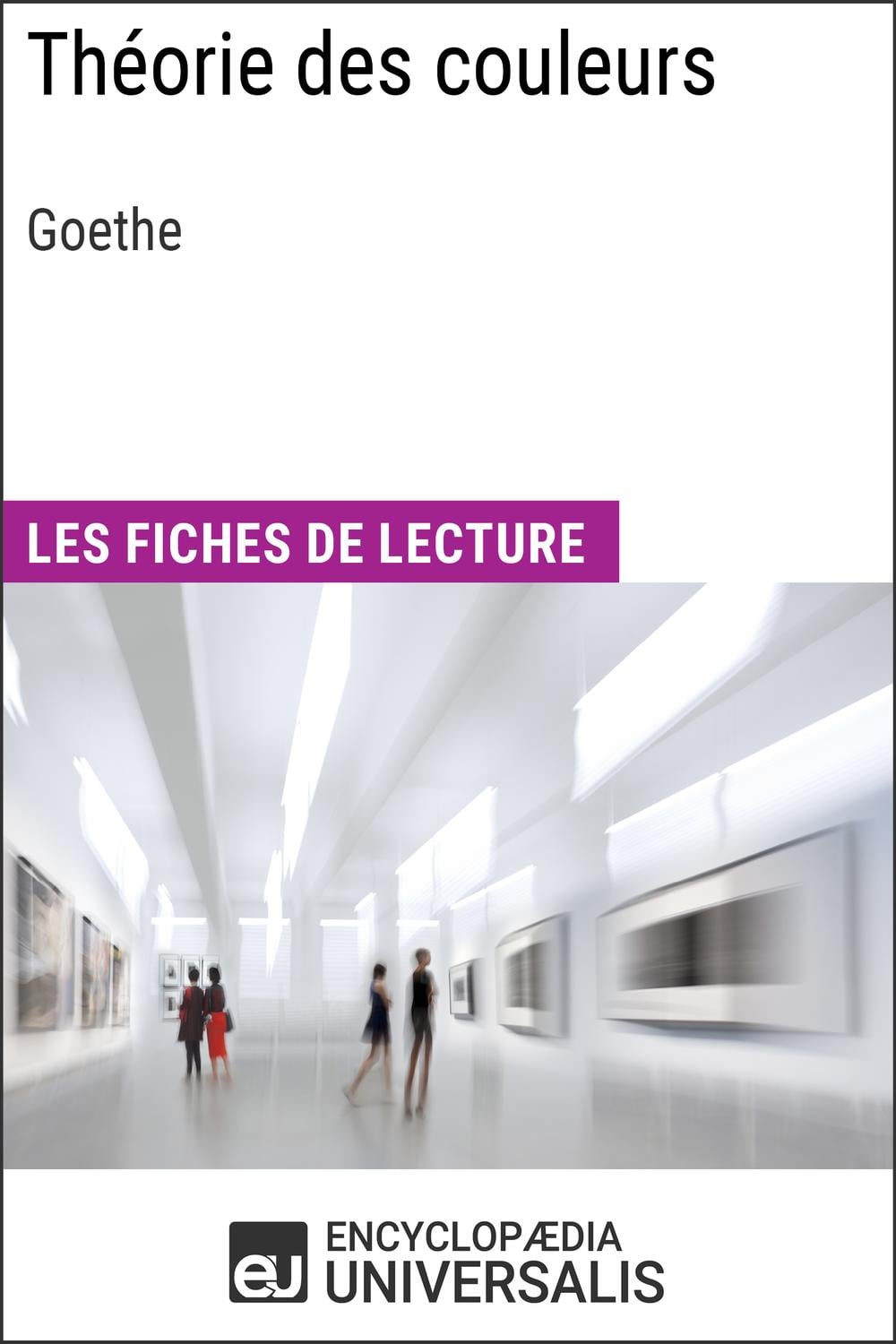 Théorie des couleurs de Goethe - Cover