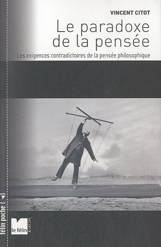 Le paradoxe de la pensée - Cover
