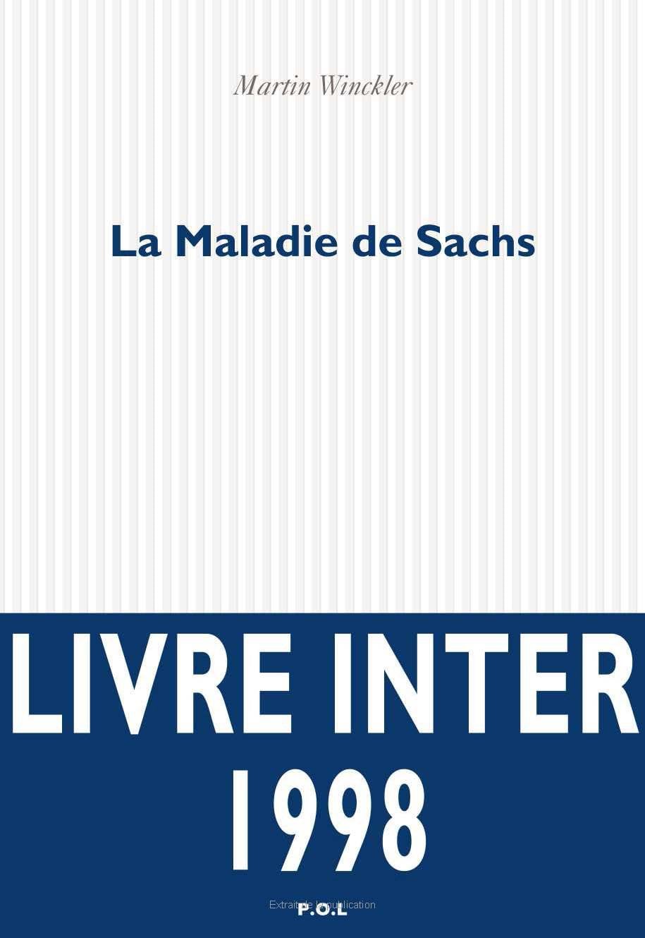 La maladie de Sachs - Cover