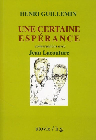Une certaine espérance - Cover