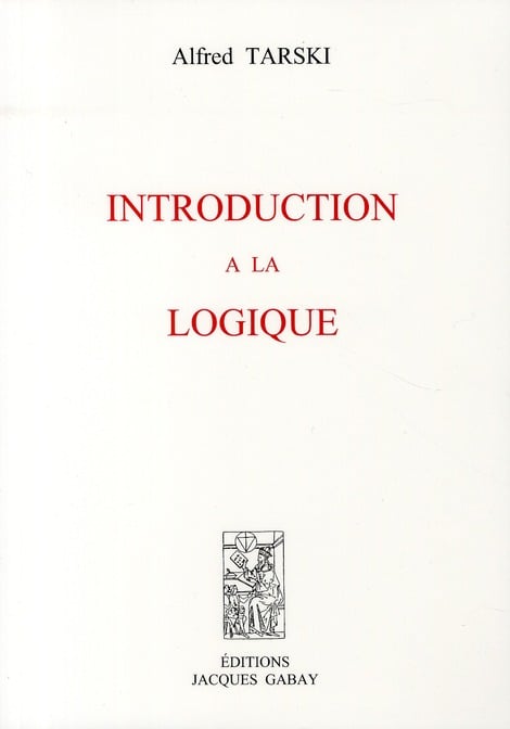 Introduction à la logique - Cover
