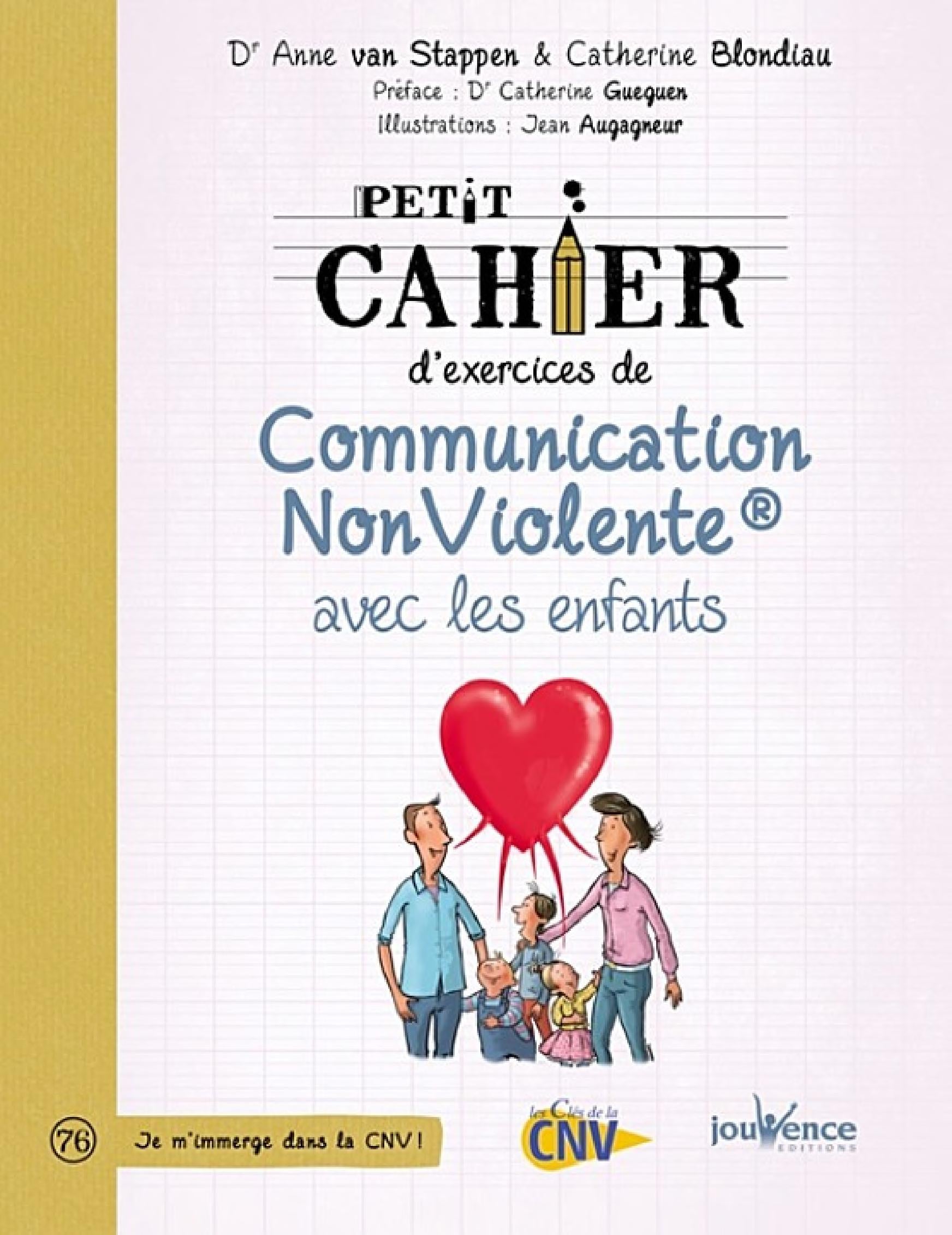Petit cahier d'exercices : La Communication NonViolente® avec les enfants - Cover
