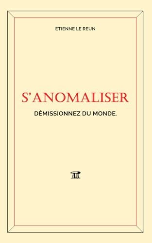 S'anomaliser - Cover