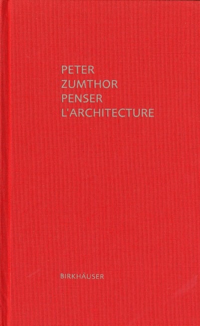 Penser l'architecture - Cover